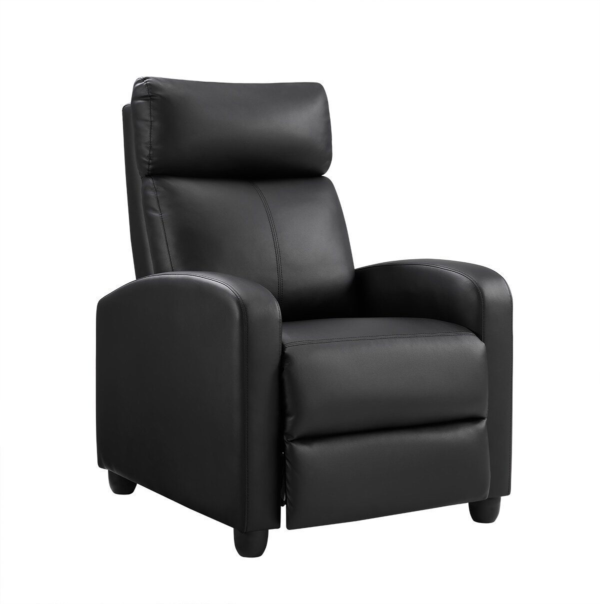 Comfortable Single-Seat Manual Recliner Chair | PU Leather Upholstery | Perfect For Small Spaces_voghion.com